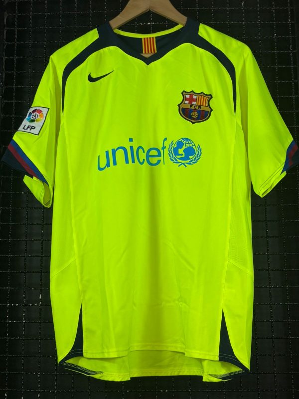 Camisa Barcelona Nike 2006 Ronaldinho Gaúcho Total 90 terceiro uniforme