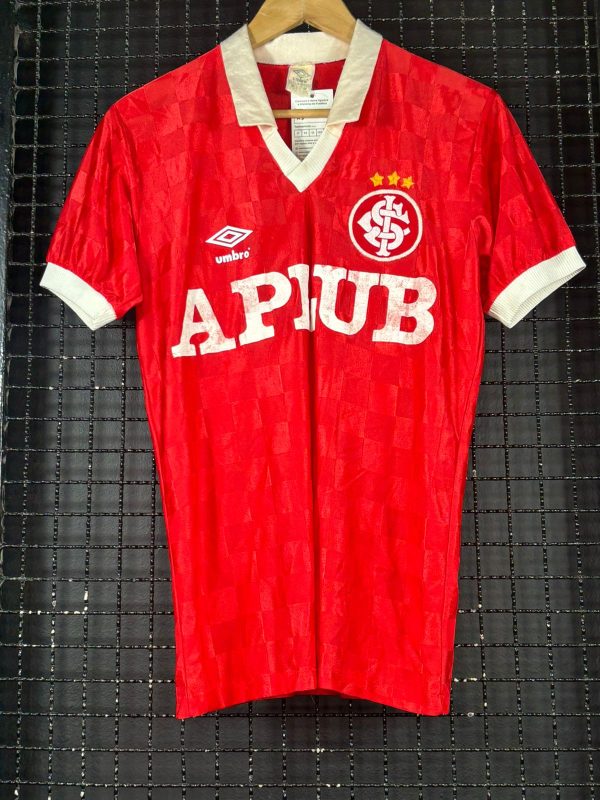 Camisa Internacional Umbro 1988 Norberto vermelha