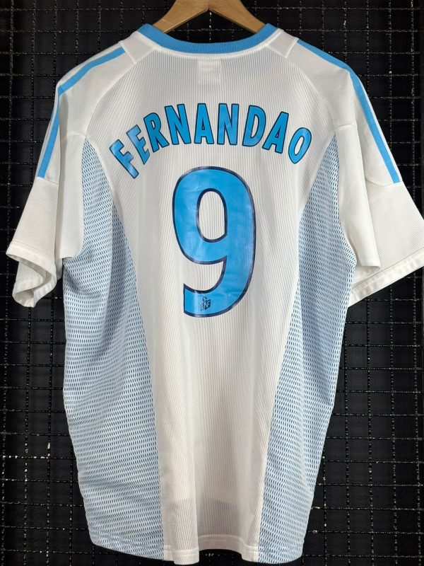 Camisa Olympique de Marseille - FRA Adidas 2002 Fernandão - Imagem 2