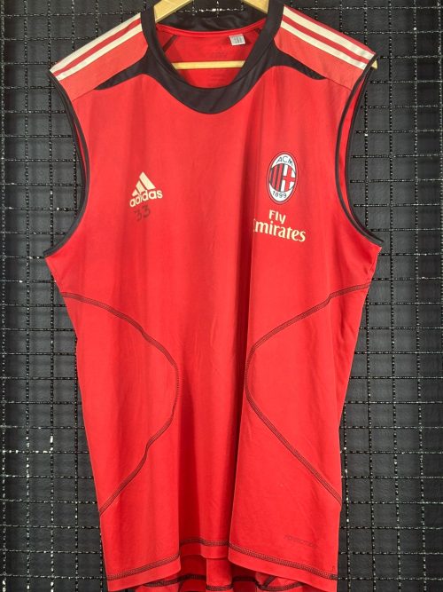 Regata Milan Adidas 2010  Thiago Silva treino