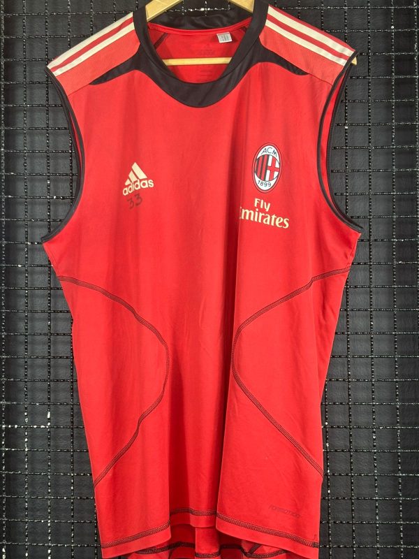 Regata Milan Adidas 2010  Thiago Silva treino