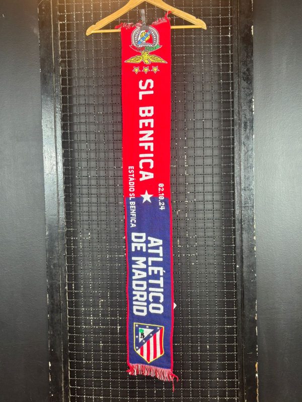 Cachecol Benfica X Atlético de Madrid Champions League 2024
