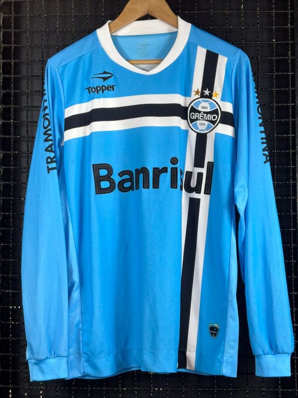 Camisa Grêmio Topper 2011 Celeste mangas longas