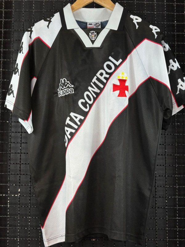 Camisa Vasco Kappa 1996 Data Control preta