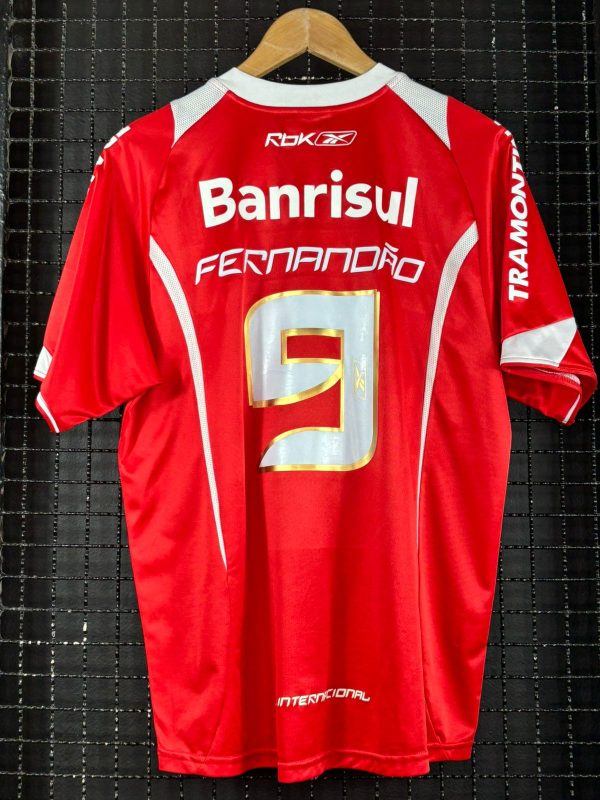 Camisa Internacional Reebok 2007 Fernandão vermelha - Imagem 2