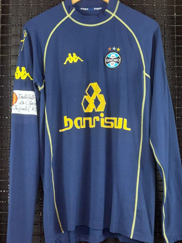 Camisa Grêmio Kappa 2002 Danrlei goleiro Instituto do Câncer Infantil RS