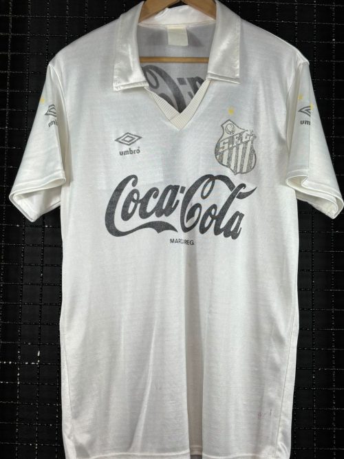 Camisa Santos Umbro 1991 branca