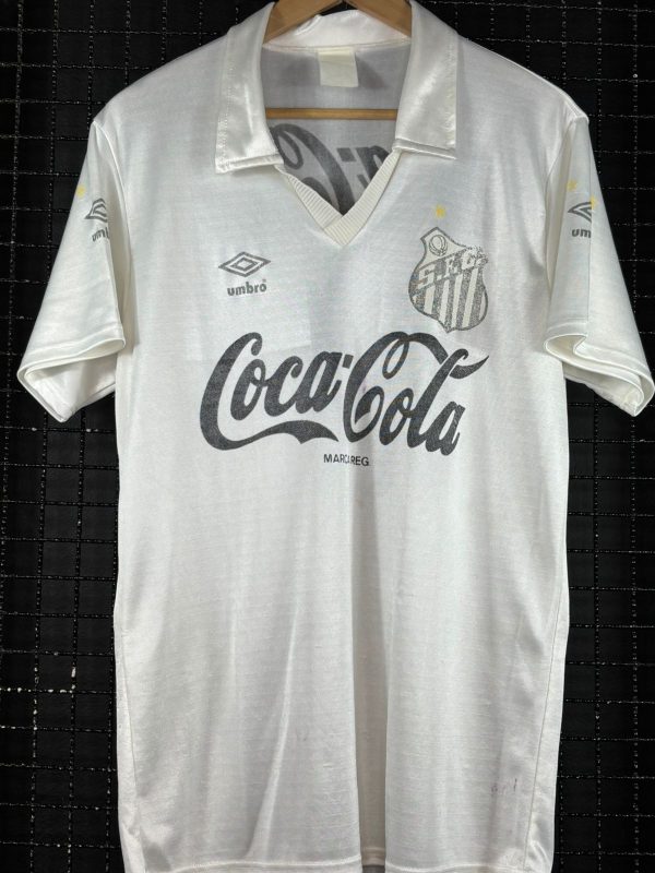 Camisa Santos Umbro 1991 branca