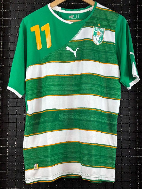 Camisa Costa do Marfim Puma 2010 Didier Drogba
