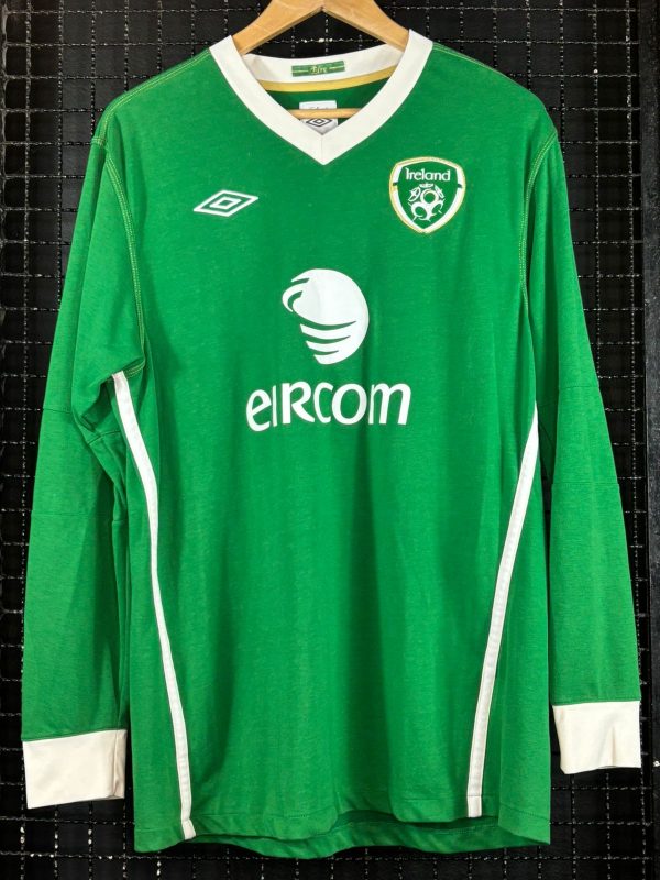 Camisa Irlanda Umbro 2010 mangas longas