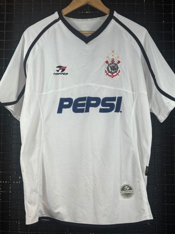 Camisa Corinthians Topper 2001 branca