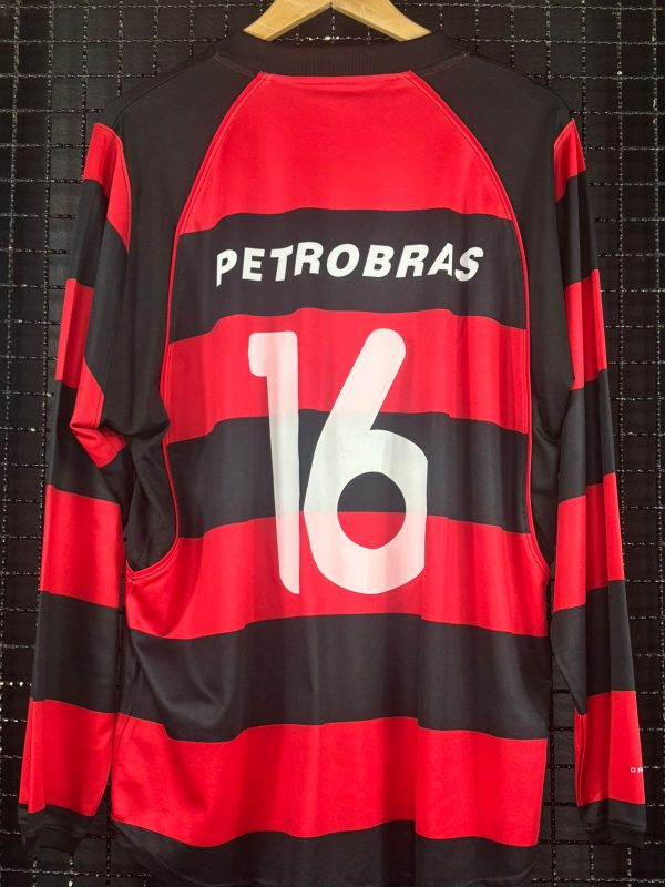 Camisa Flamengo Nike 2006 rubro-negra mangas longas - Imagem 2