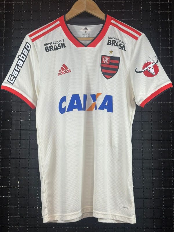 Camisa Flamengo Adidas 2018 Lucas Paquetá Off-white