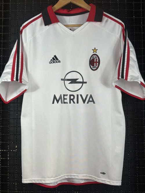 Camisa Milan Adidas 2003 Rivaldo branca