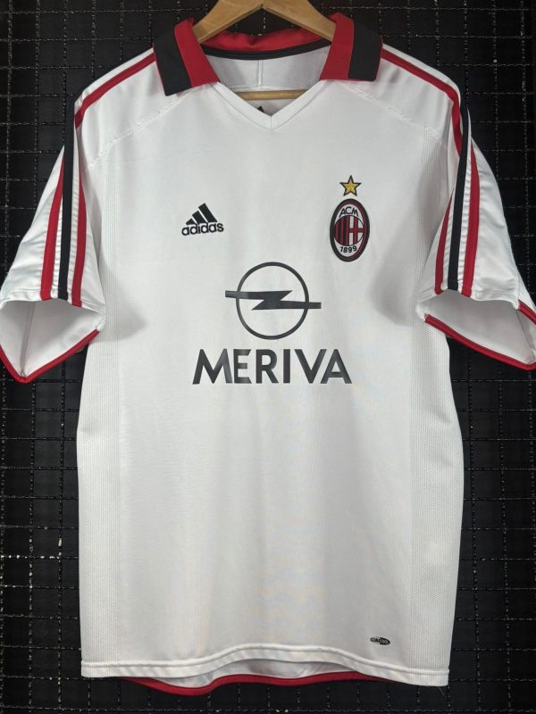 Camisa Milan Adidas 2003 Rivaldo branca