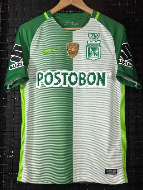 Camisa Atlético Nacional Nike 2016 Bocanegra comemorativa 70 anos