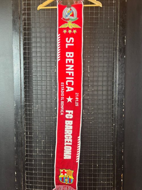 Cachecol Benfica x Barcelona Champions League