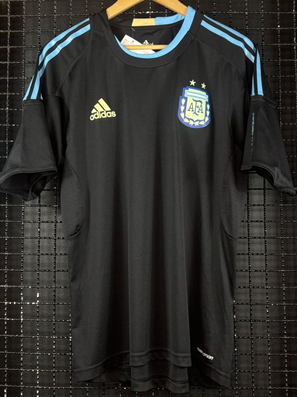 Camisa Argentina Adidas 2010 preta Formotion