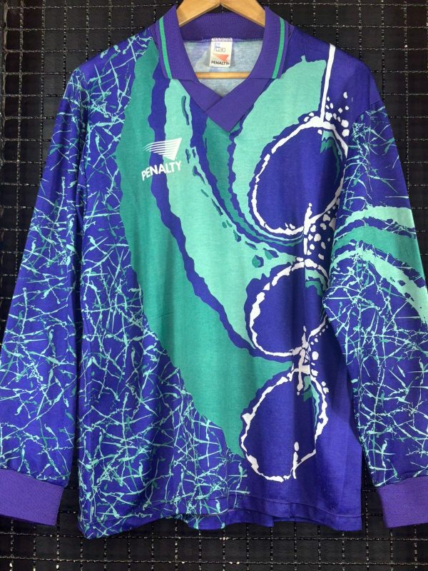 Camisa Goleiro Penalty Década de 1990 mangas longas