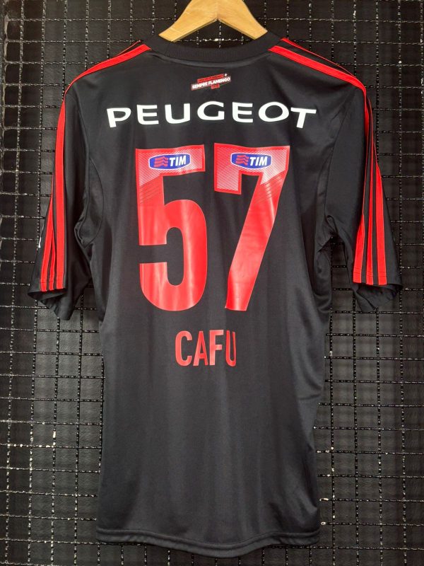 Camisa Flamengo Adidas 2013 Cafú terceiro uniforme preto - Imagem 2