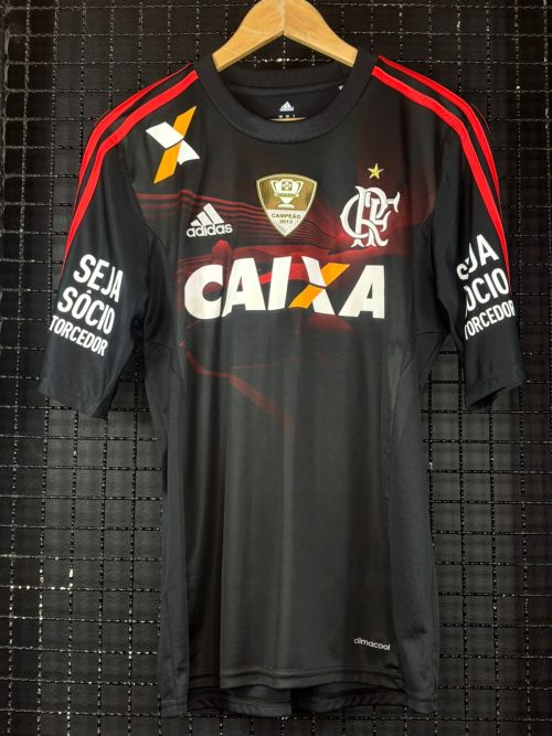 Camisa Flamengo Adidas 2013 Cafú terceiro uniforme preto