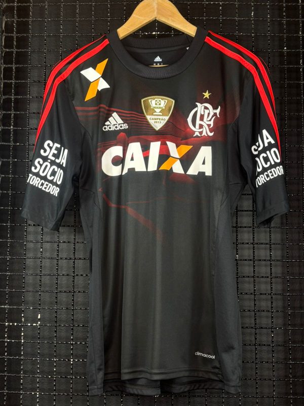 Camisa Flamengo Adidas 2013 Cafú terceiro uniforme preto