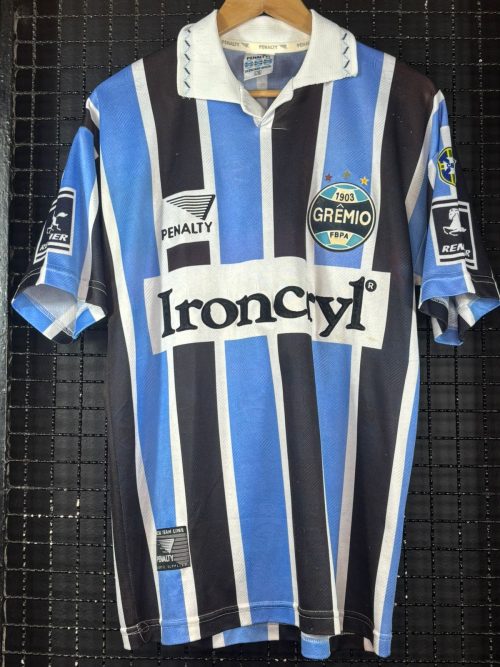 Camisa Grêmio Penalty 1997 Ironcryl tricolor