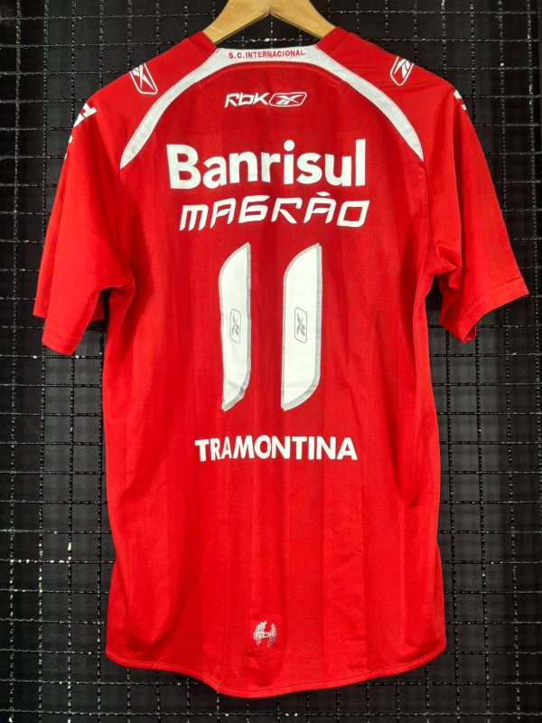 Camisa Internacional Reebok 2008 Sul-Americana Magrão vermelha - Imagem 2