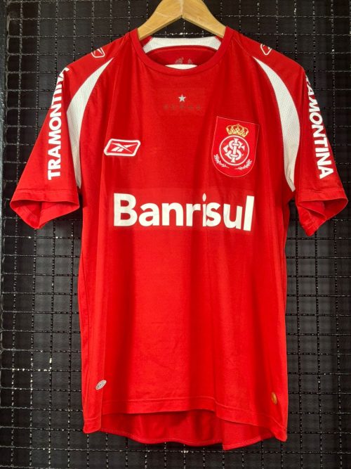 Camisa Internacional Reebok 2008 Sul-Americana Magrão vermelha