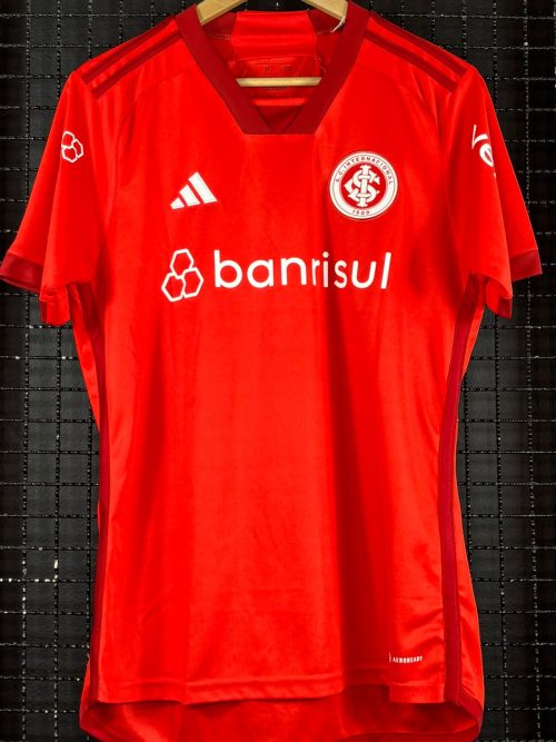 Camisa Internacional Adidas 2023 Bruno Henrique vermelha