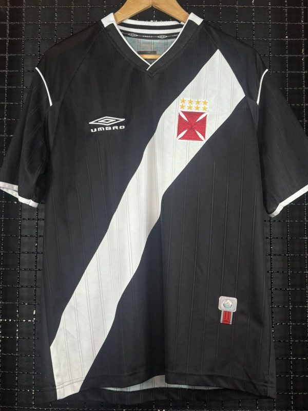 Camisa Vasco da Gama Umbro 2002 preta
