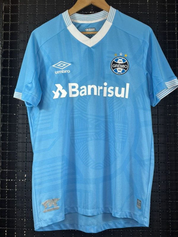 Camisa Grêmio umbro 2023 Luis Suarez celeste