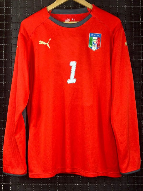 Camisa Itália Puma 2008 Gianluigi Buffon goleiro mangas longas