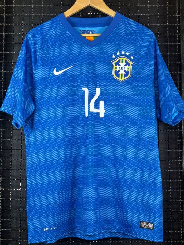 Camisa Brasil Nike 2014 Hulk azul