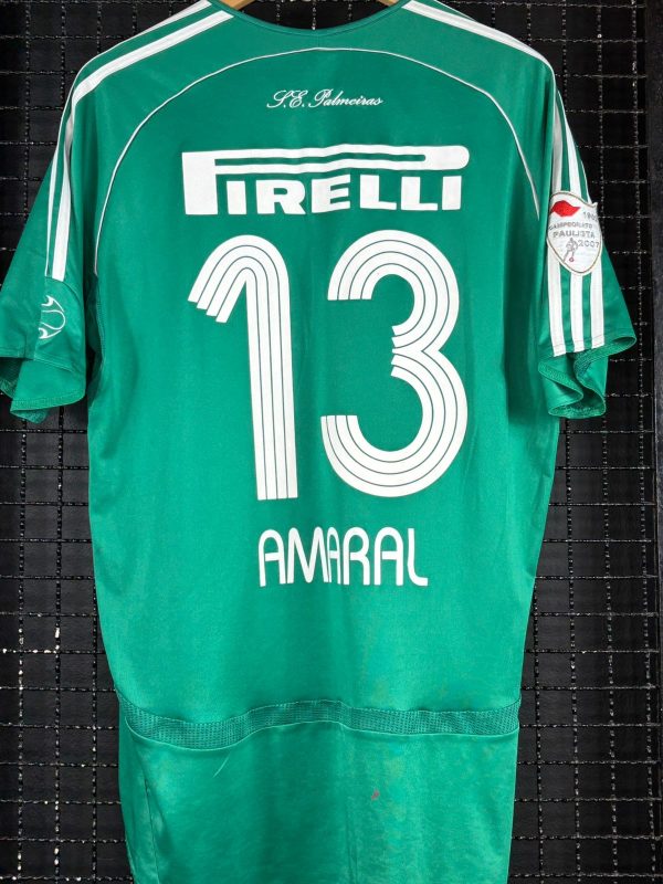 Camisa Palmeiras Adidas 2006 Paulistão 2007 Amaral - Imagem 2