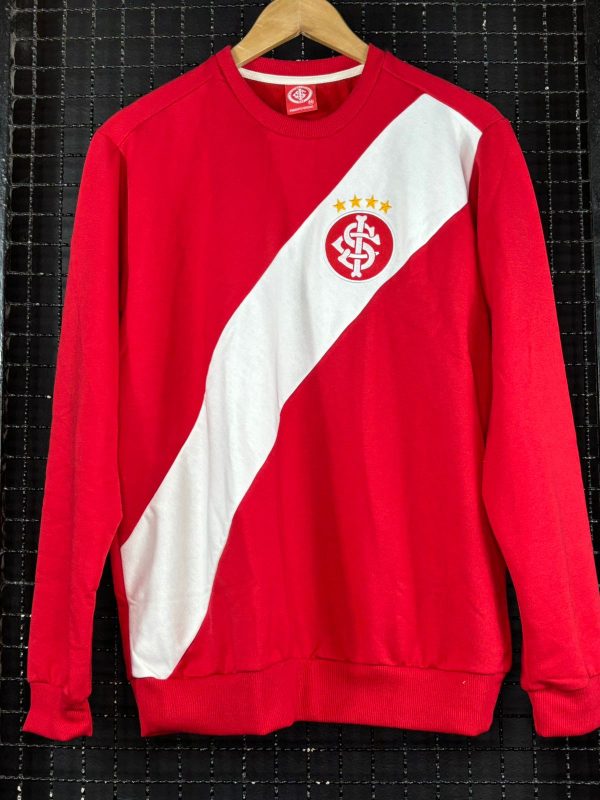 Moletom Internacional 1995 retrô vermelho