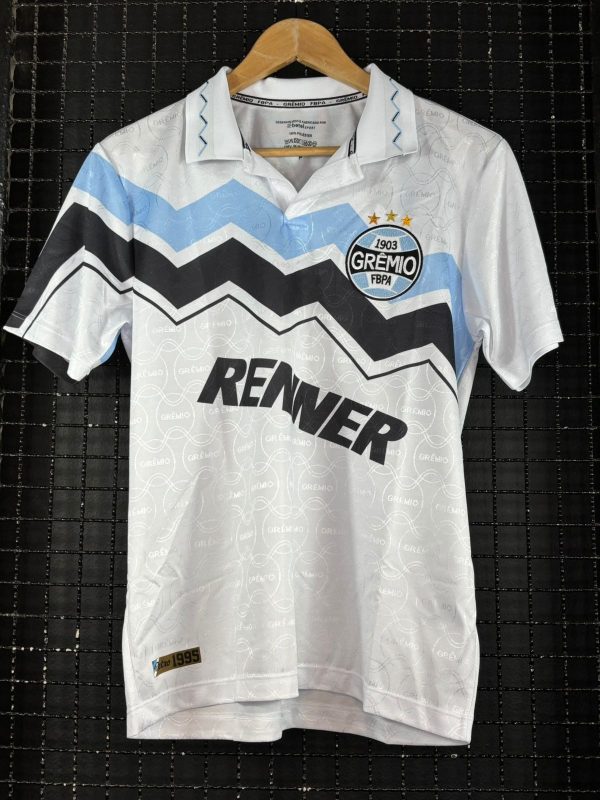 Camisa Grêmio 1995 branca retrô licenciada