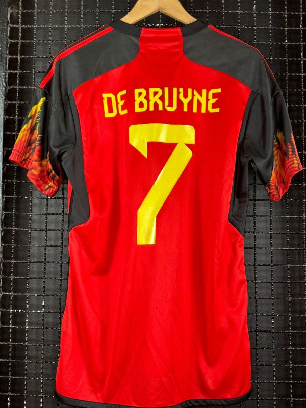 Camisa Bélgica Adidas 2022 Kevin De Bruyne - Imagem 2