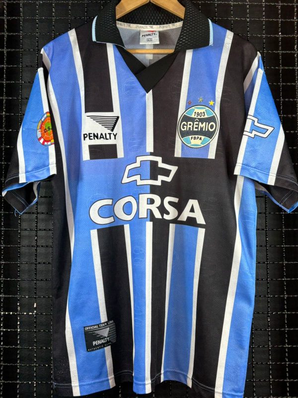 Camisa Grêmio Penalty 1998 tricolor