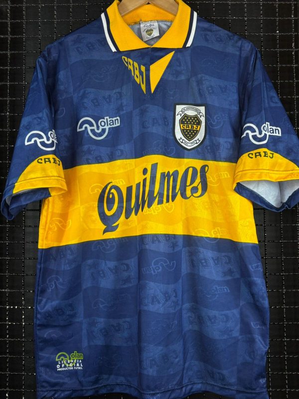 Camisa Boca Juniors Olan 1995 Maradona 90 anos comemorativa