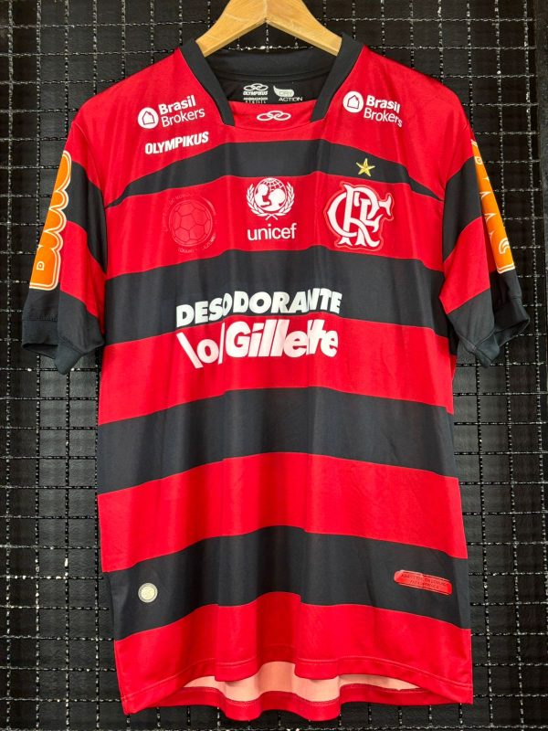 Camisa Flamengo Olympikus 2012 Deivid Dia Das Crianças Infância sem Desigualdade
