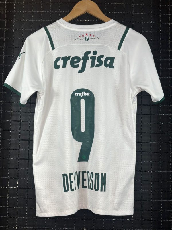Camisa Palmeiras Puma 2021 Deyverson branca - Imagem 2