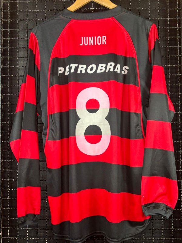 Camisa Flamengo Nike 2001 Junior rubro-negra Libertadores da América mangas longas - Imagem 2
