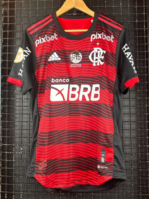 Camisa Flamengo Adidas 2022 Brasileirão Matheus França 15 por 15