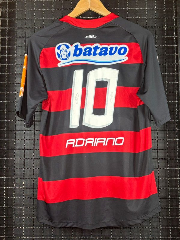 Camisa Flamengo Olympikus 2010 Adriano Imperador rubro negra - Imagem 2