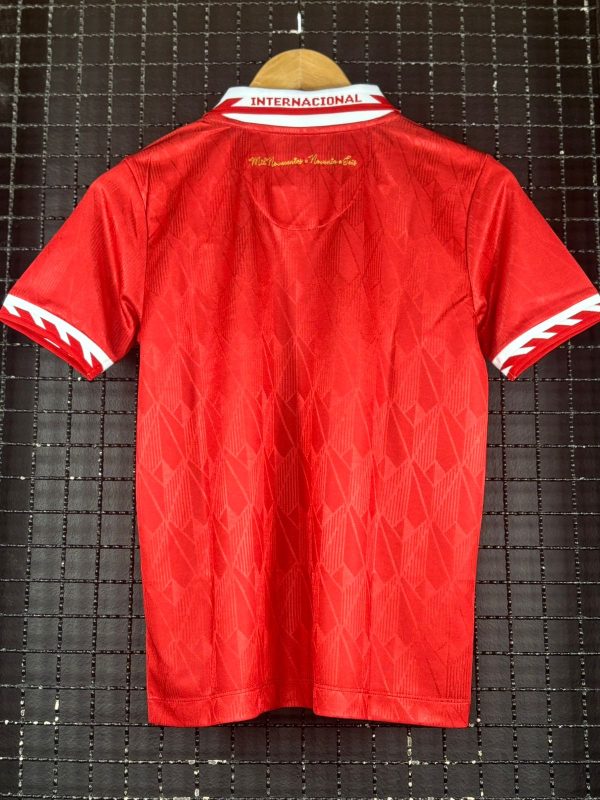 Camisa Internacional 1996 retrô licenciada vermelha infantil - Imagem 2