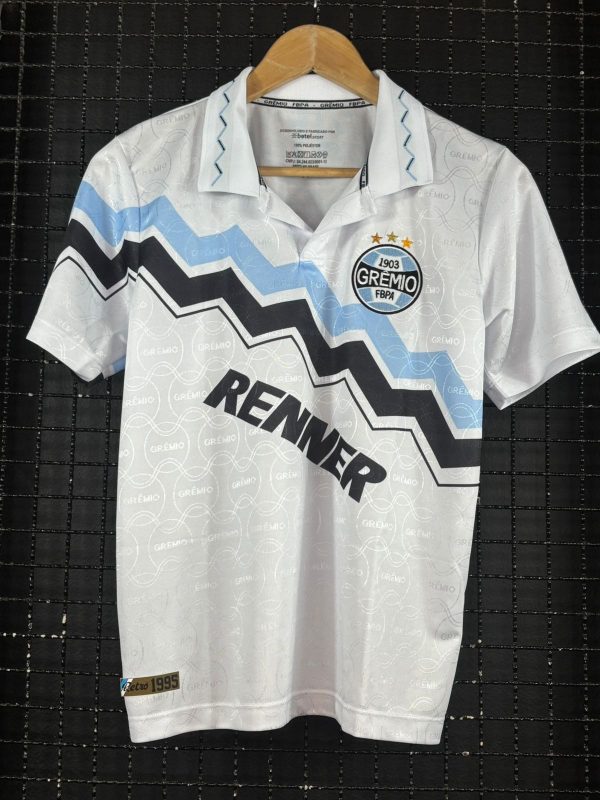 Camisa Grêmio 1995 retrô licenciada infantil branca