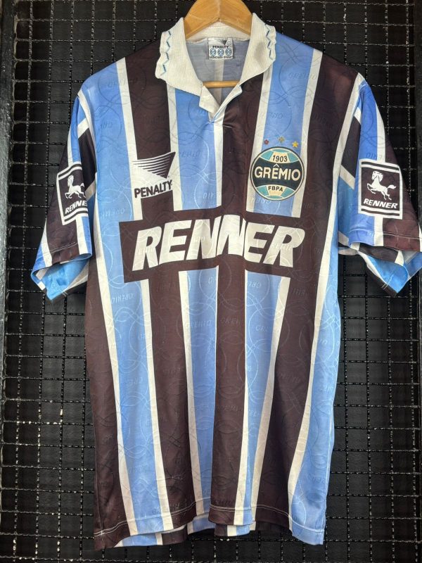 Camisa Grêmio Penalty 1995 Paulo Nunes tricolor