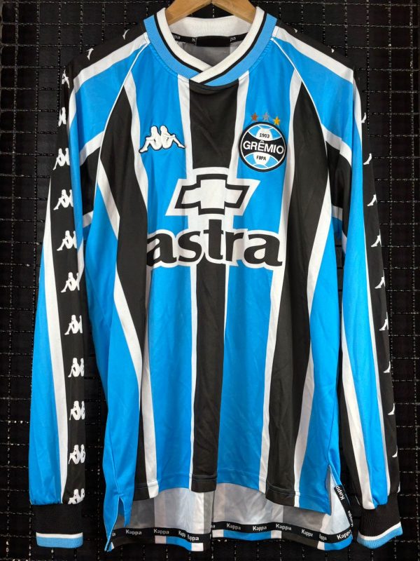 Camisa Grêmio Kappa 2000 tricolor mangas longas