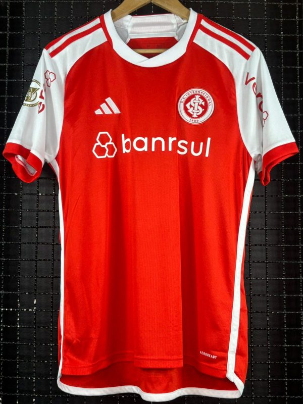 Camisa Internacional Adidas 2024 Brasileirão Igor Gomes vermelha